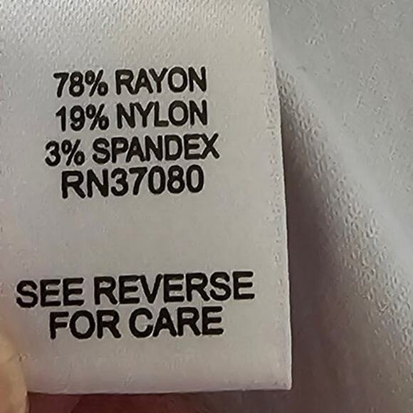 Est. 1946 White Capris Mid-Rise Cropped Pants Size 12 Contemporary Stretch NEW - Picture 8 of 9